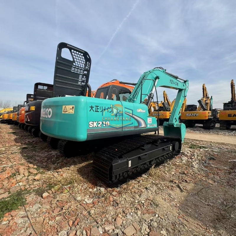 Used KOBELCO SK210LC-10 Crawler Excavator Low Price Many Scenarios Features